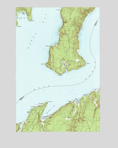 Seabeck, WA USGS Topographic Map