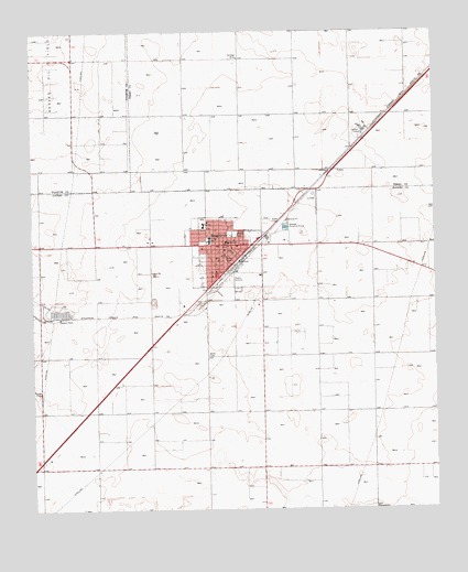 Seagraves, TX USGS Topographic Map