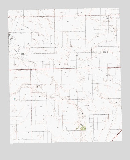 Seagraves NW, TX USGS Topographic Map