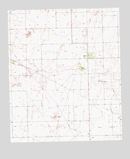 Seagraves SE, TX USGS Topographic Map