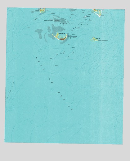 Seahorse Key, FL USGS Topographic Map