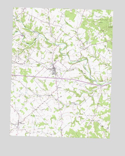 Seaman, OH USGS Topographic Map