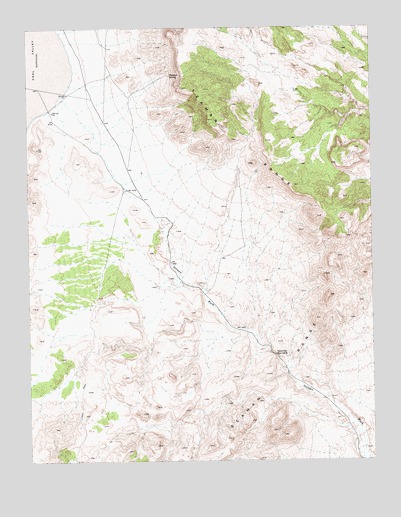 Seaman Wash, NV USGS Topographic Map