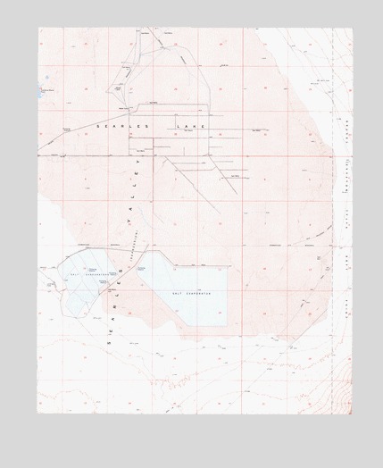 Searles Lake, CA USGS Topographic Map