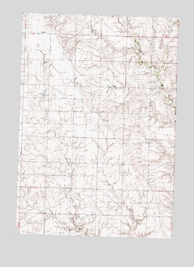 Sears Dam, SD USGS Topographic Map