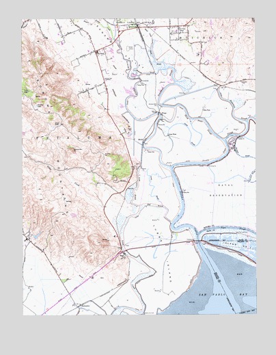 Sears Point, CA USGS Topographic Map