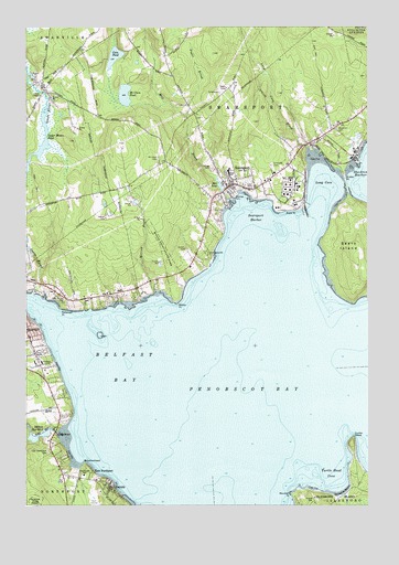 Searsport, ME USGS Topographic Map