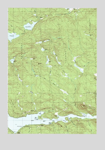Sebec Lake East, ME USGS Topographic Map