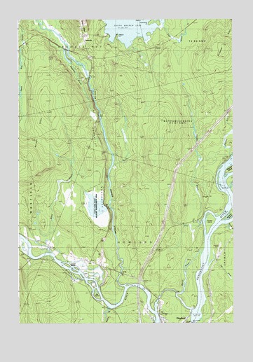 Seboeis, ME USGS Topographic Map