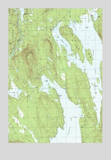 Seboeis Lake, ME USGS Topographic Map