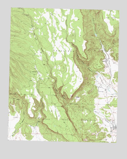 Seboyeta, NM USGS Topographic Map