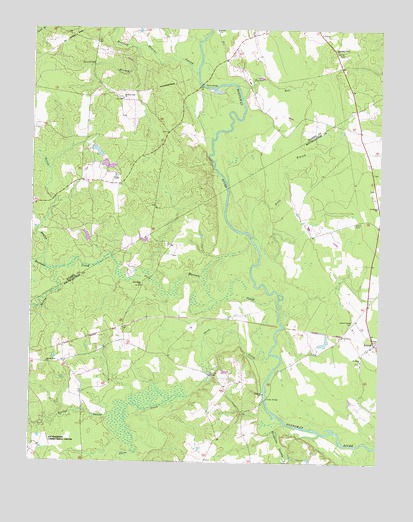 Sebrell, VA USGS Topographic Map