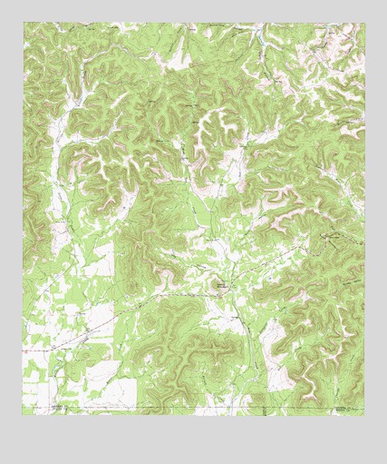 Seco Pass, TX USGS Topographic Map