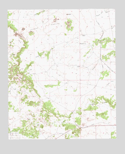 Second Knolls, AZ USGS Topographic Map