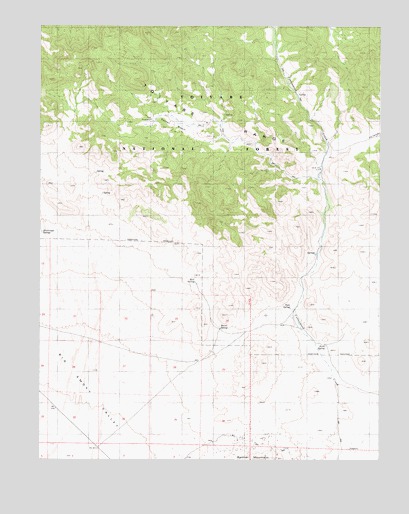 Secret Basin, NV USGS Topographic Map