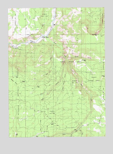 Secret Spring Mountain, CA USGS Topographic Map