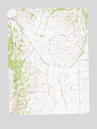 Secret Valley, NV USGS Topographic Map