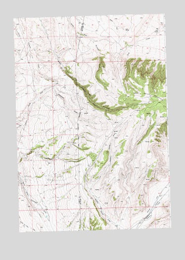 Section House Draw, MT USGS Topographic Map