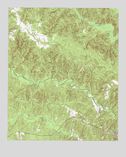 Sedalia, SC USGS Topographic Map