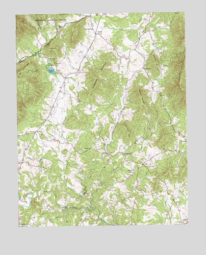 Sedalia, VA USGS Topographic Map