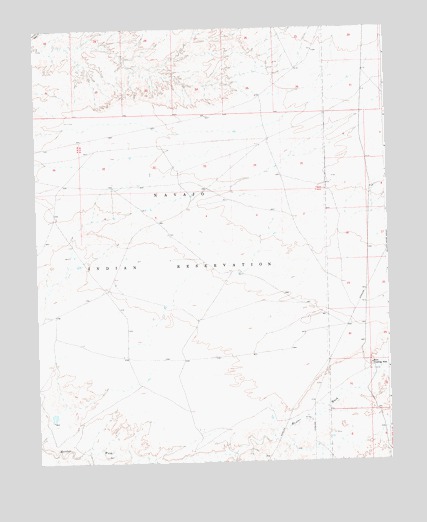 Bisti Trading Post, NM USGS Topographic Map