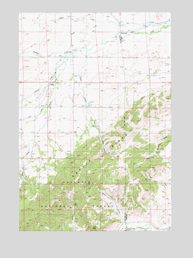 Sedan, MT USGS Topographic Map