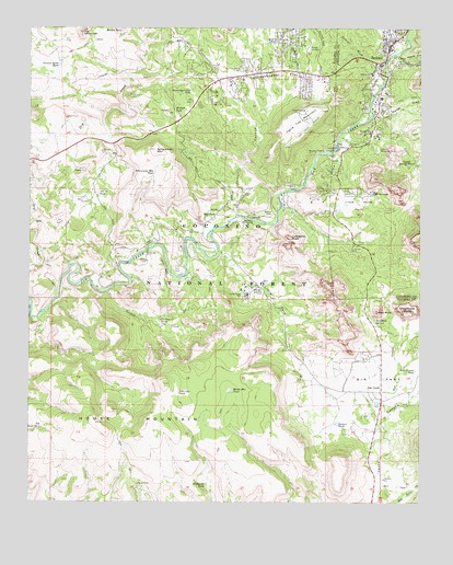 Sedona Az Elevation Map Sedona, Az Topographic Map - Topoquest