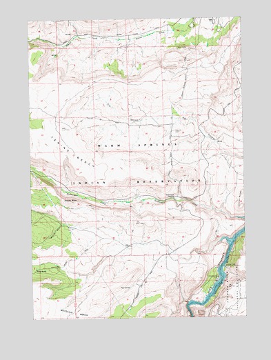 Seekseequa Junction, OR USGS Topographic Map