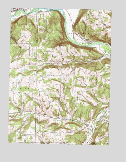 Seeley Creek, NY USGS Topographic Map