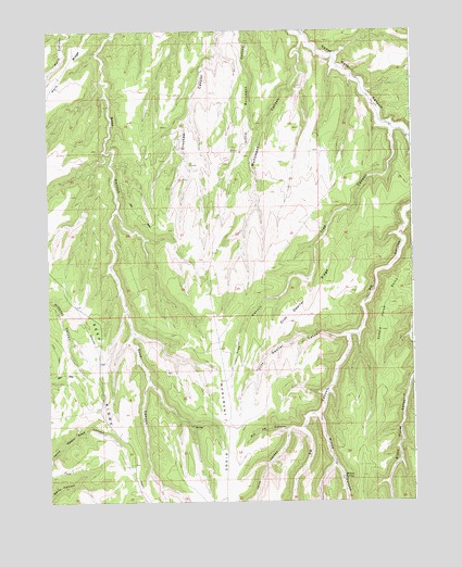 Seep Canyon, UT USGS Topographic Map