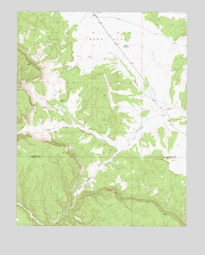 Seep Flat, UT USGS Topographic Map