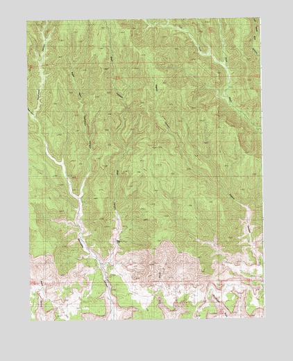 Sego Canyon, UT USGS Topographic Map