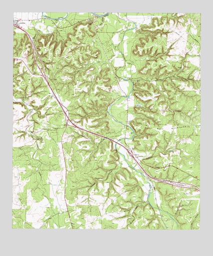 Segovia, TX USGS Topographic Map