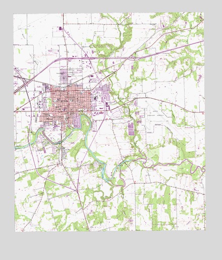 Seguin, TX USGS Topographic Map