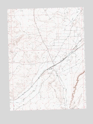 Bitter Creek, WY USGS Topographic Map