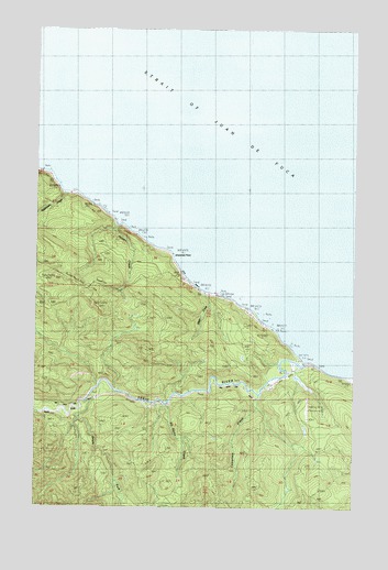 Sekiu River, WA USGS Topographic Map