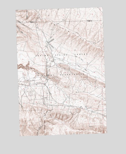 Selah Springs, WA USGS Topographic Map
