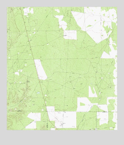 Albercas Ranch, TX USGS Topographic Map
