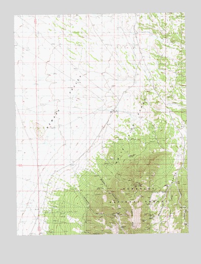 Seligman Canyon, NV USGS Topographic Map