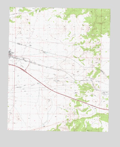 Seligman East, AZ USGS Topographic Map