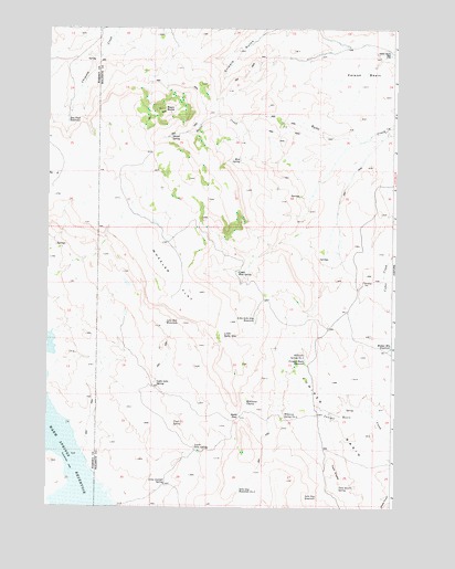 Selle Gap, OR USGS Topographic Map