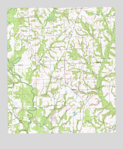 Sellersville, AL USGS Topographic Map