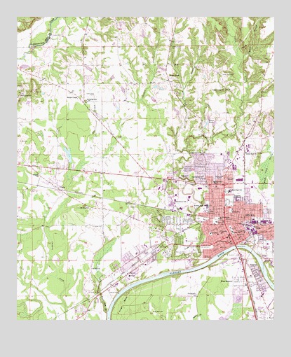 Selma, AL USGS Topographic Map