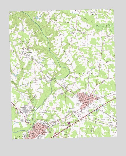 Selma, NC USGS Topographic Map