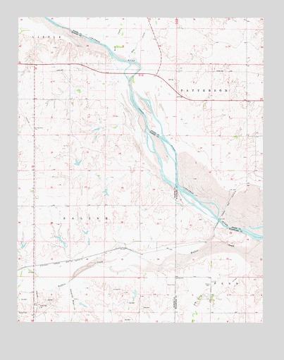 Selman SE, OK USGS Topographic Map