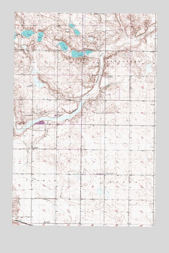 Selz NW, ND USGS Topographic Map