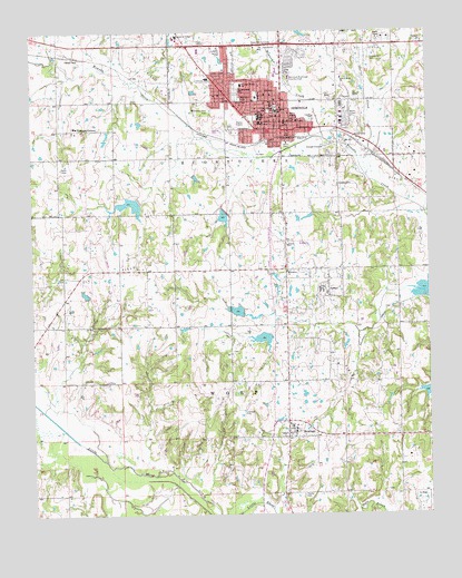 Seminole, OK USGS Topographic Map