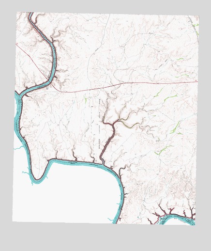 Seminole Canyon, TX USGS Topographic Map