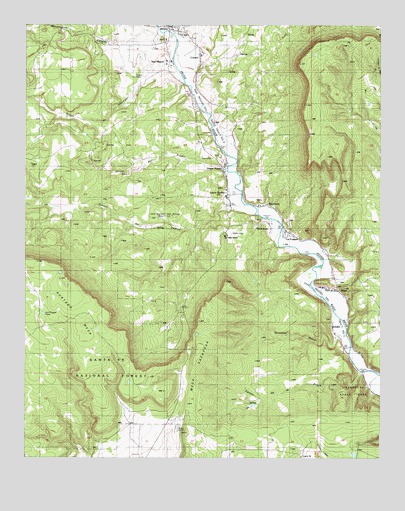 Sena, NM USGS Topographic Map