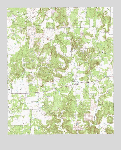 Senate, TX USGS Topographic Map